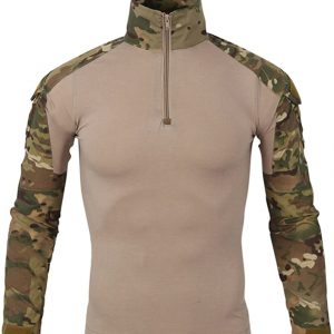 LANBAOSI Chemise de Combat Militaire Homme Airsoft Shirt Tenue Camouflage Uniforme Tactique Séchage Rapide à Manches imperméables