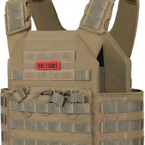 OneTigris Gilet Tactique Multicam, Marron