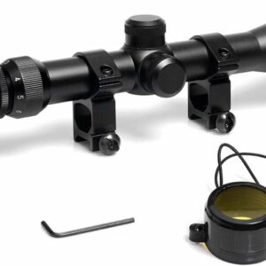 Goetland 3-9×40 Lunettes de Visée Optique R4 Réticule Tactique en Croix Chasse avec Montures