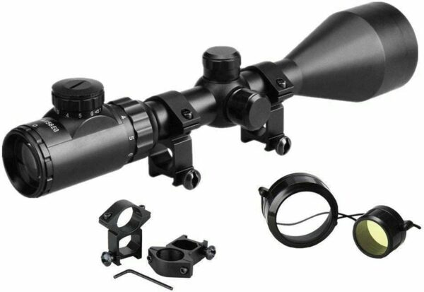 Froadp Lunette de Visée Rouge et Vert Lunette de visée avec Montage pour la Chasse et Le Sport Carabine à Air Comprimé