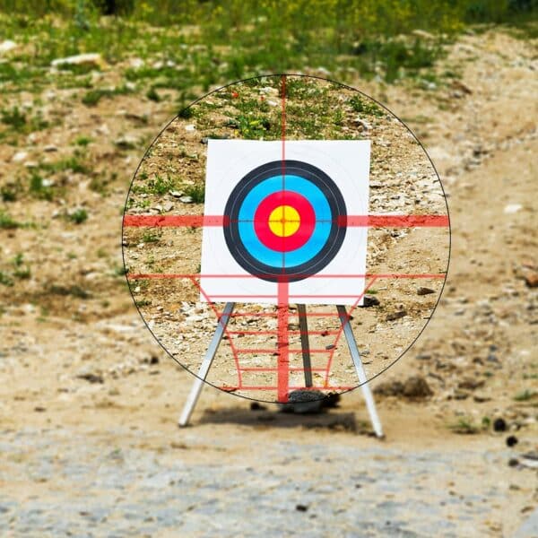 Froadp Lunette de Visée Rouge et Vert Lunette de visée avec Montage pour la Chasse et Le Sport Carabine à Air Comprimé – Image 8