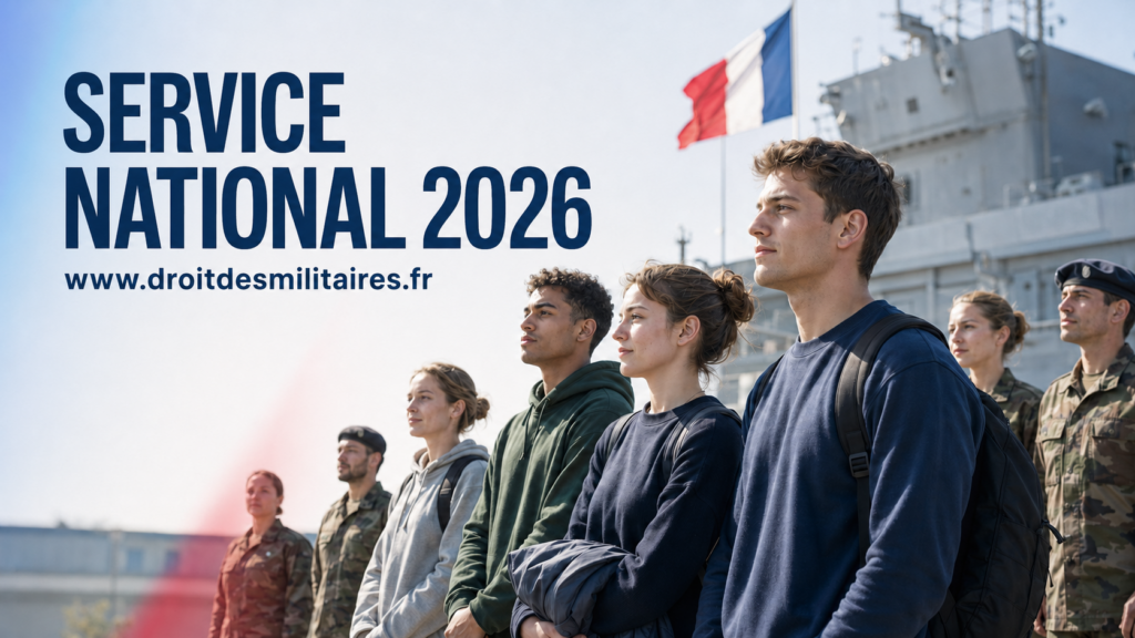 Jeunes Français participant au nouveau service national au sein des armées