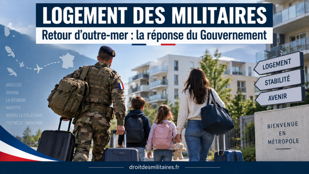 Famille de militaire revenant d’outre-mer confrontée à la question du logement en métropole